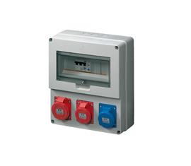 QUADRI DBO CON 3 PRESE ORIZZONTALI 16A