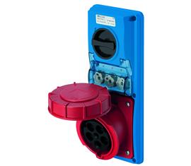 PRESE INTERBLOCCATE IP65 63A CON PORTAFUSIBILE