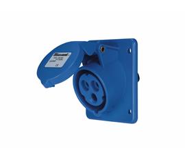 PRESE INCLINATE DA INCASSO IP44 16A