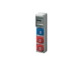 QUADRI DBO CON 3 PRESE VERTICALI 16A