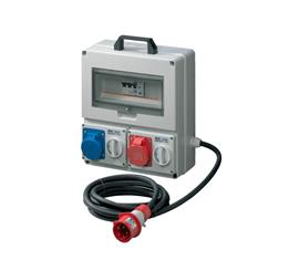 QUADRI ASC CON 2 PRESE INTERBLOCCATE ORIZZONTALI SBF 16A