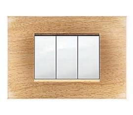 PLACCHE COPRINTERRUTTORI FINITURE LEGNO